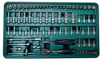 LST073 Набор инструмента ROSSVIK (головки 1/4"), ложемент, 73 предмета